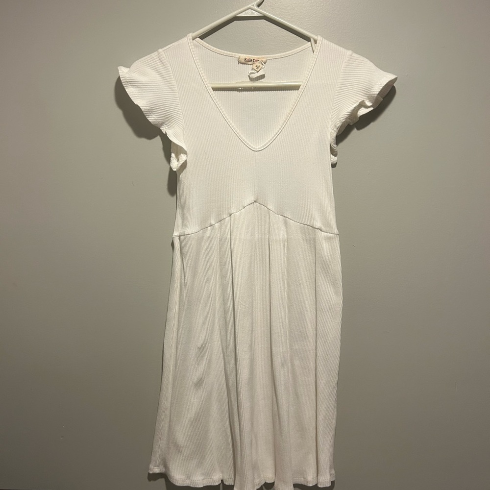 Rolla Coster White Ribbed Top